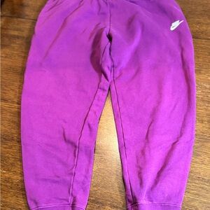 Nike Kids Vibrant Purple Joggers